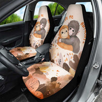 Punch The Monkey Car Seat Cover Love Me Anyway Baby Monkeys Cute Plush Hugging