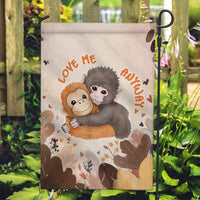 Punch The Monkey Garden Flag Love Me Anyway Baby Monkeys Cute Plush Hugging