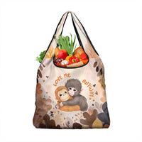 Punch The Monkey Grocery Bag Love Me Anyway Baby Monkeys Cute Plush Hugging
