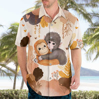Punch The Monkey Hawaiian Shirt Love Me Anyway Baby Monkeys Cute Plush Hugging