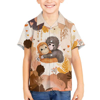 Punch The Monkey Hawaiian Shirt Love Me Anyway Baby Monkeys Cute Plush Hugging