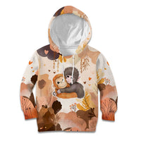 Punch The Monkey Kid Hoodie Love Me Anyway Baby Monkeys Cute Plush Hugging