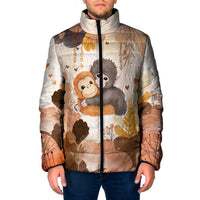 Punch The Monkey Padded Jacket Love Me Anyway Baby Monkeys Cute Plush Hugging