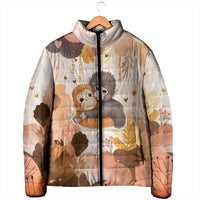 Punch The Monkey Padded Jacket Love Me Anyway Baby Monkeys Cute Plush Hugging