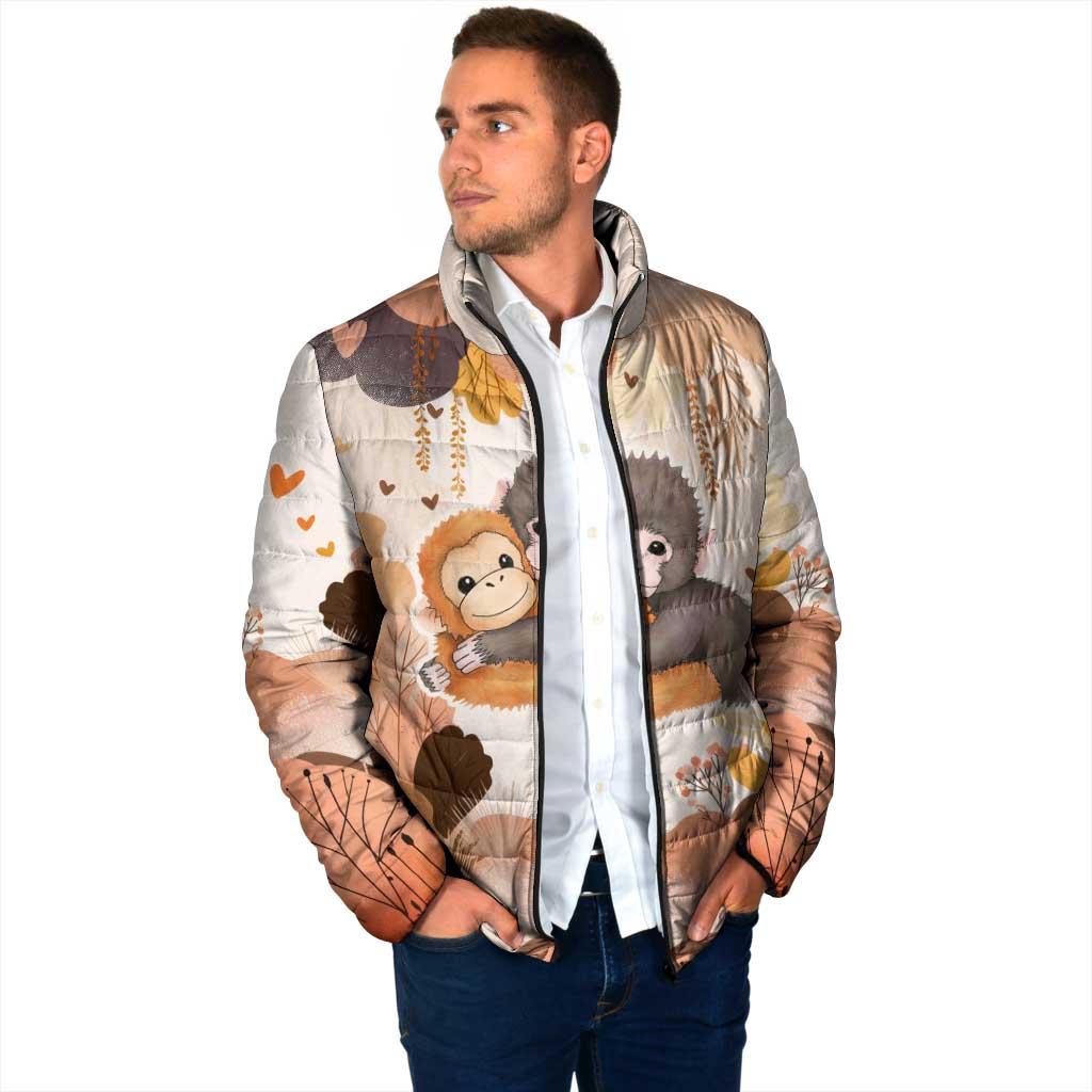 Punch The Monkey Padded Jacket Love Me Anyway Baby Monkeys Cute Plush Hugging