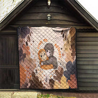 Punch The Monkey Quilt Love Me Anyway Baby Monkeys Cute Plush Hugging