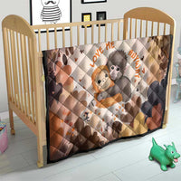 Punch The Monkey Quilt Love Me Anyway Baby Monkeys Cute Plush Hugging