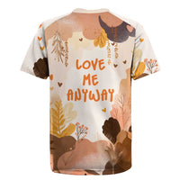 Punch The Monkey Rugby Jersey Love Me Anyway Baby Monkeys Cute Plush Hugging