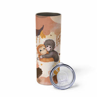 Punch The Monkey Skinny Tumbler Love Me Anyway Baby Monkeys Cute Plush Hugging