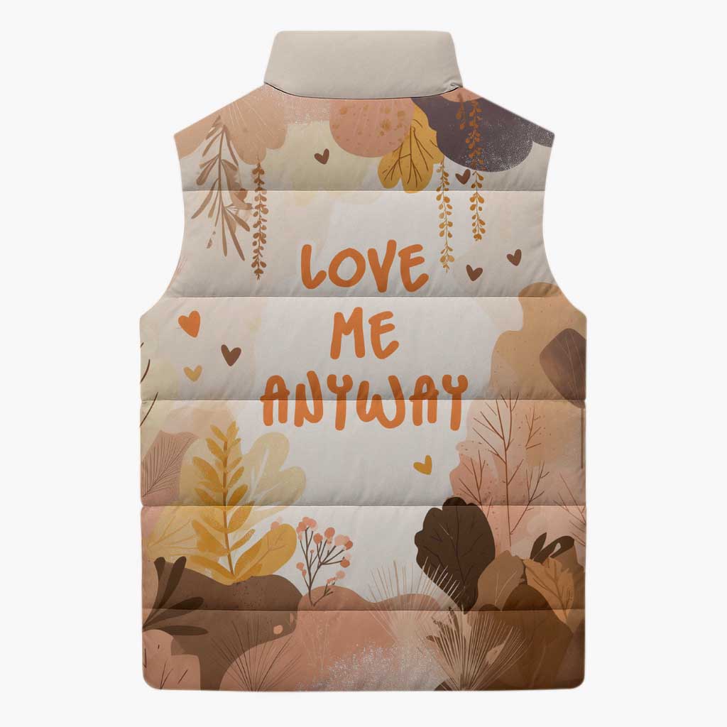 Punch The Monkey Sleeveless Puffer Jacket Love Me Anyway Baby Monkeys Cute Plush Hugging