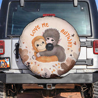 Punch The Monkey Spare Tire Cover Love Me Anyway Baby Monkeys Cute Plush Hugging