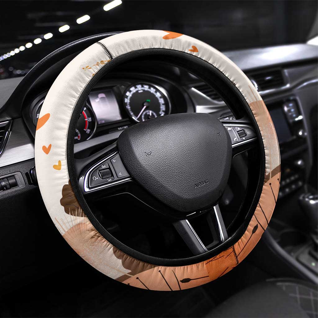 Punch The Monkey Steering Wheel Cover Love Me Anyway Baby Monkeys Cute Plush Hugging