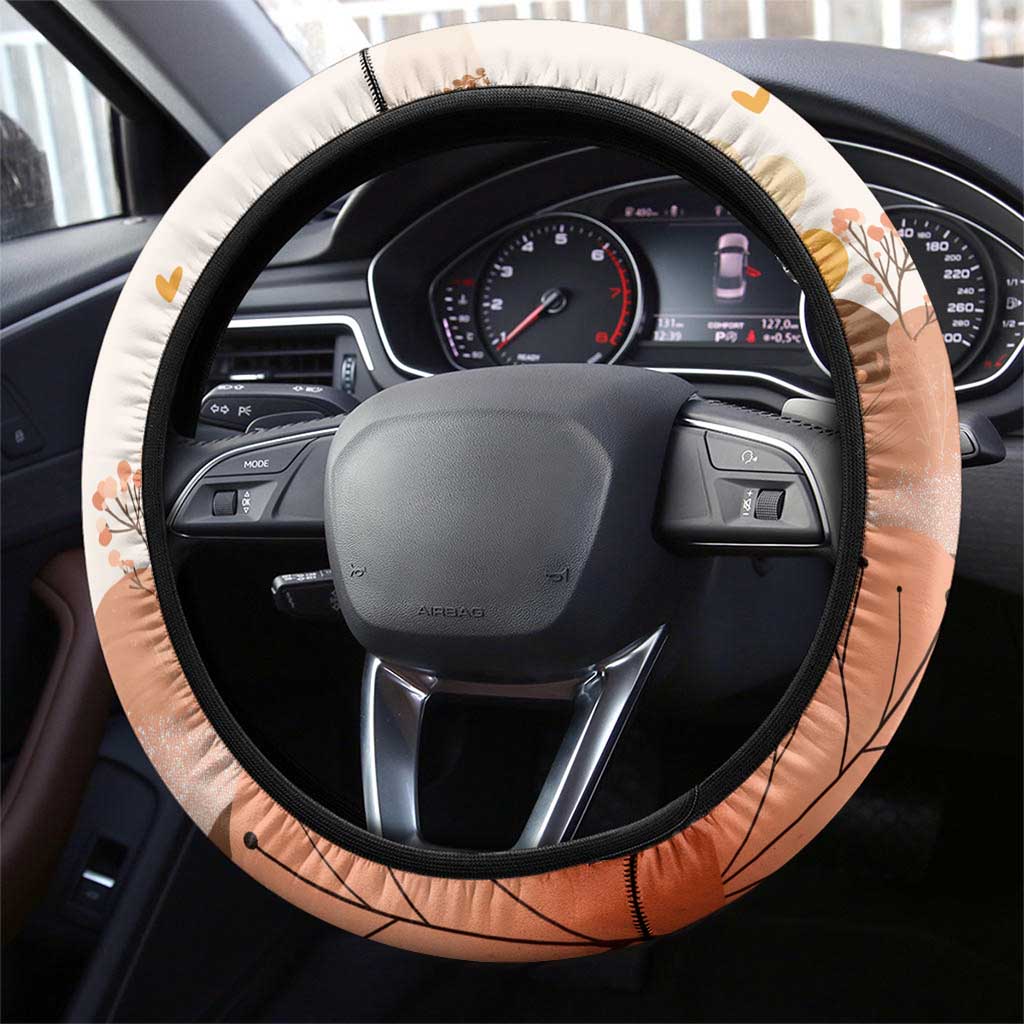 Punch The Monkey Steering Wheel Cover Love Me Anyway Baby Monkeys Cute Plush Hugging