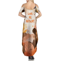 Punch The Monkey Summer Maxi Dress Love Me Anyway Baby Monkeys Cute Plush Hugging