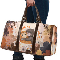 Punch The Monkey Travel Bag Love Me Anyway Baby Monkeys Cute Plush Hugging