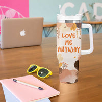 Punch The Monkey Tumbler With Handle Love Me Anyway Baby Monkeys Cute Plush Hugging