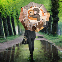Punch The Monkey Umbrella Love Me Anyway Baby Monkeys Cute Plush Hugging