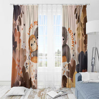 Punch The Monkey Window Curtain Love Me Anyway Baby Monkeys Cute Plush Hugging
