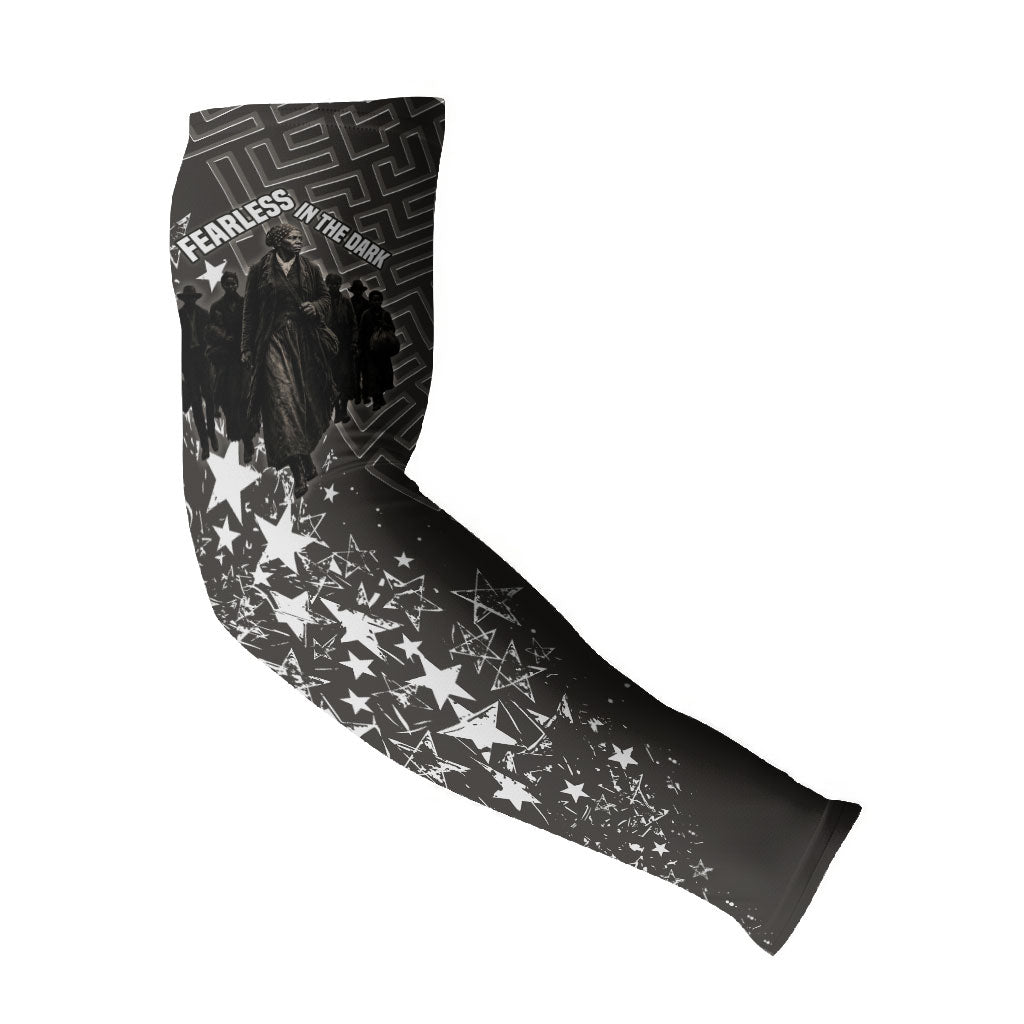 Harriet Tubman Underground Railroad Arm Sleeves Fearless In The Dark - Civil Rights Hero Vintage Art