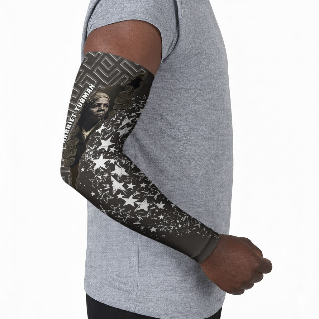 Harriet Tubman Underground Railroad Arm Sleeves Fearless In The Dark - Civil Rights Hero Vintage Art