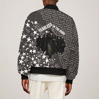 Harriet Tubman Underground Railroad Bomber Jacket Fearless In The Dark - Civil Rights Hero Vintage Art