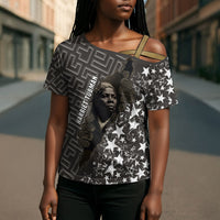 Harriet Tubman Underground Railroad Cross Shoulder Shirt Fearless In The Dark - Civil Rights Hero Vintage Art