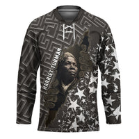 Harriet Tubman Underground Railroad Hockey Jersey Fearless In The Dark - Civil Rights Hero Vintage Art