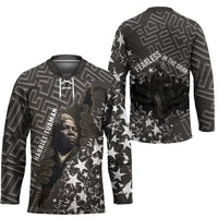 Harriet Tubman Underground Railroad Hockey Jersey Fearless In The Dark - Civil Rights Hero Vintage Art