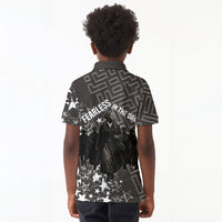 Harriet Tubman Underground Railroad Kid Polo Shirt Fearless In The Dark - Civil Rights Hero Vintage Art