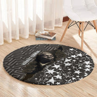 Harriet Tubman Underground Railroad Round Carpet Fearless In The Dark - Civil Rights Hero Vintage Art