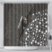 Harriet Tubman Underground Railroad Shower Curtain Fearless In The Dark - Civil Rights Hero Vintage Art