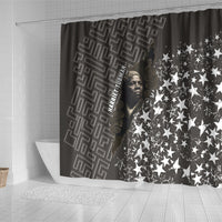Harriet Tubman Underground Railroad Shower Curtain Fearless In The Dark - Civil Rights Hero Vintage Art