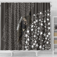 Harriet Tubman Underground Railroad Shower Curtain Fearless In The Dark - Civil Rights Hero Vintage Art