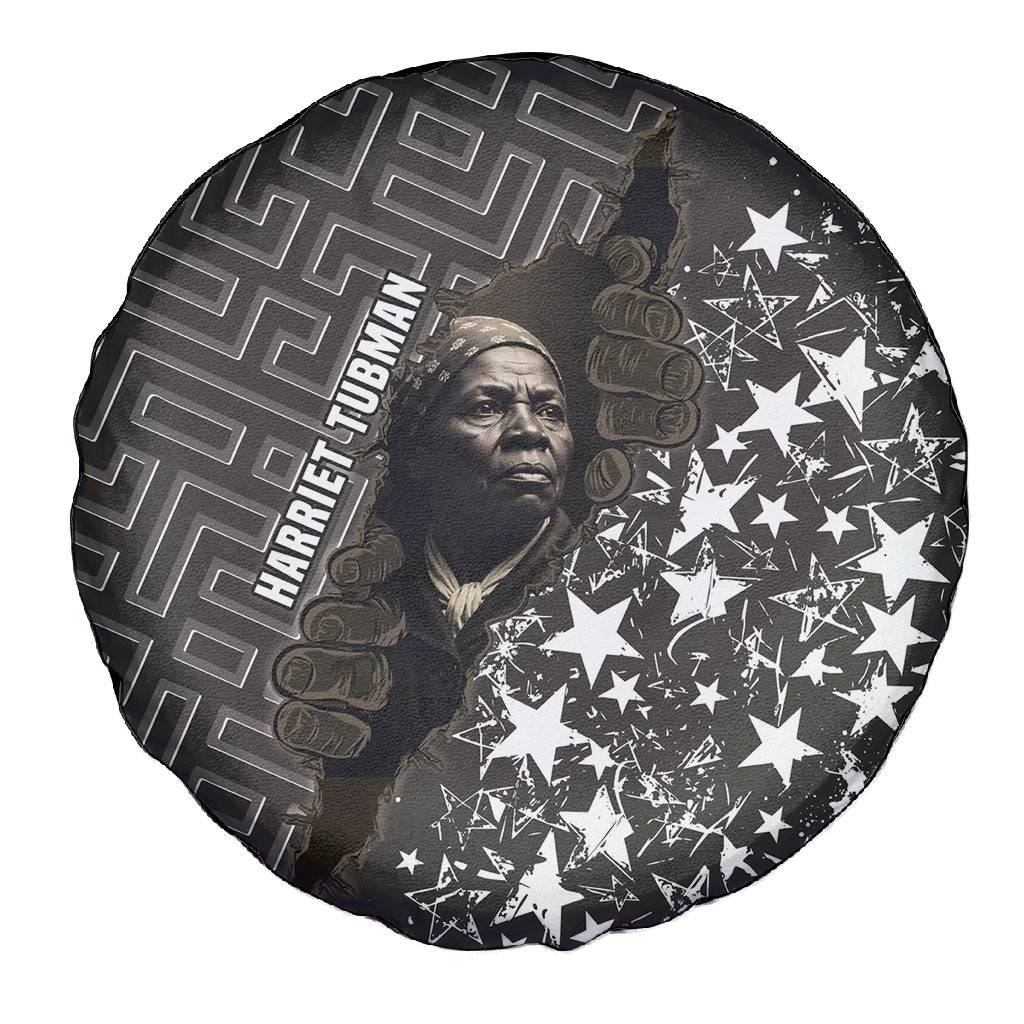Harriet Tubman Underground Railroad Spare Tire Cover Fearless In The Dark - Civil Rights Hero Vintage Art