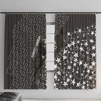 Harriet Tubman Underground Railroad Window Curtain Fearless In The Dark - Civil Rights Hero Vintage Art