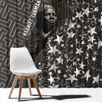Harriet Tubman Underground Railroad Window Curtain Fearless In The Dark - Civil Rights Hero Vintage Art