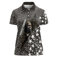 Harriet Tubman Underground Railroad Women Polo Shirt Fearless In The Dark - Civil Rights Hero Vintage Art