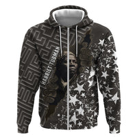 Harriet Tubman Underground Railroad Zip Hoodie Fearless In The Dark - Civil Rights Hero Vintage Art