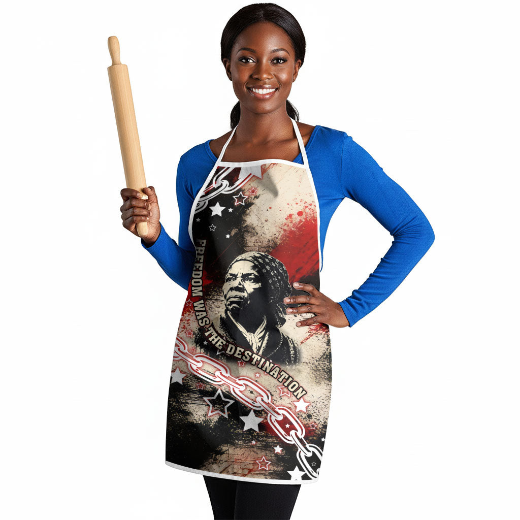 Freedom Fighter Harriet Tubman Apron Freedom Was The Destination 1822