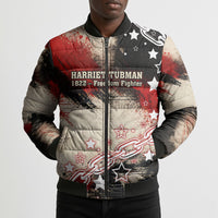 Freedom Fighter Harriet Tubman Bomber Puffer Jacket Freedom Was The Destination 1822