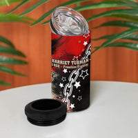 Freedom Fighter Harriet Tubman 4 in 1 Can Cooler Tumbler Freedom Was The Destination 1822