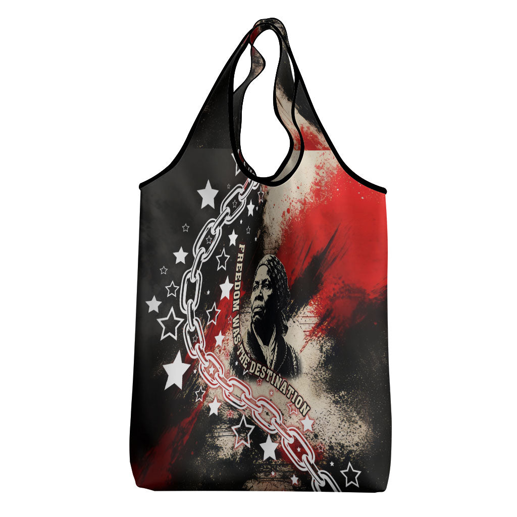 Freedom Fighter Harriet Tubman Grocery Bag Freedom Was The Destination 1822