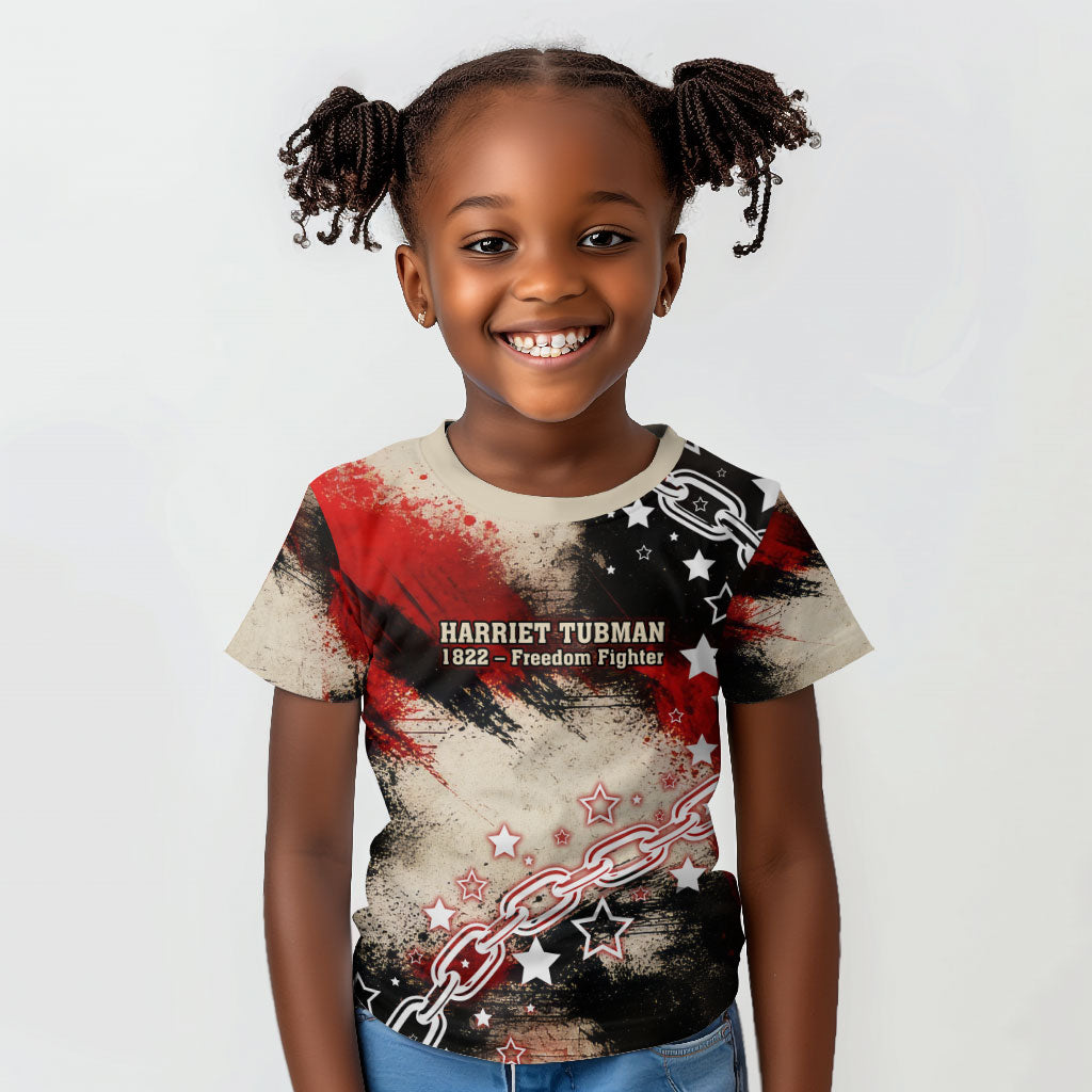 Freedom Fighter Harriet Tubman Kid T shirt Freedom Was The Destination 1822