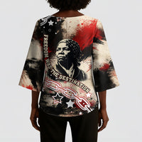Freedom Fighter Harriet Tubman Kimono Sleeve Blouse Freedom Was The Destination 1822