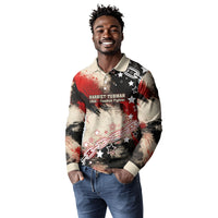 Freedom Fighter Harriet Tubman Long Sleeve Polo Shirt Freedom Was The Destination 1822