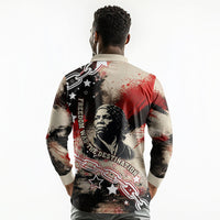 Freedom Fighter Harriet Tubman Long Sleeve Polo Shirt Freedom Was The Destination 1822