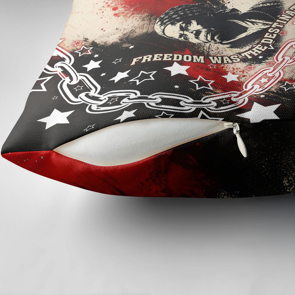 Freedom Fighter Harriet Tubman Pillow Cover Freedom Was The Destination 1822