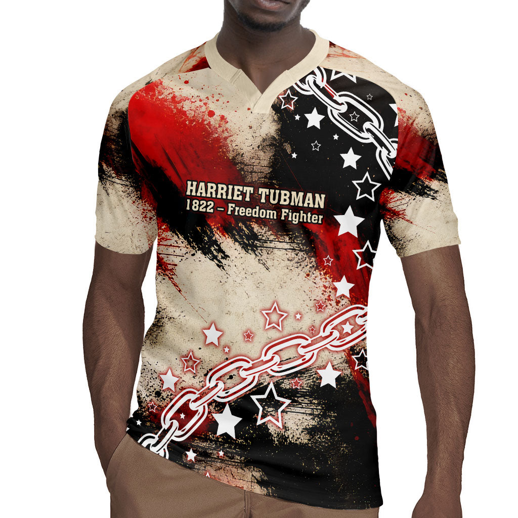 Freedom Fighter Harriet Tubman Rugby Jersey Freedom Was The Destination 1822