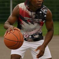 Freedom Fighter Harriet Tubman Sleeveless Hoodie Freedom Was The Destination 1822