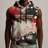 Freedom Fighter Harriet Tubman Sleeveless Hoodie Freedom Was The Destination 1822